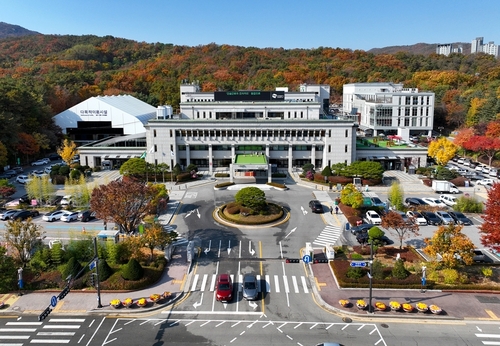  의정부시청 전경.